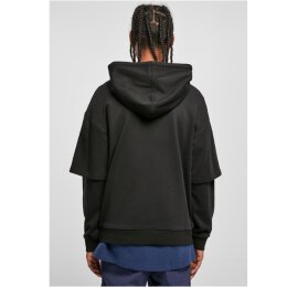 Urban Classics - TB5570 - Oversized Doublesleeve Hoody - black XXL