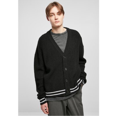 Urban Classics - TB5547 - Sporty Boxy Cardigan - black L