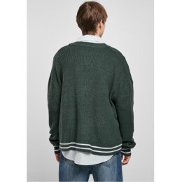 Urban Classics - TB5547 - Sporty Boxy Cardigan - bottlegreen XXL