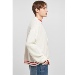Urban Classics - TB5547 - Sporty Boxy Cardigan - whitesand XL