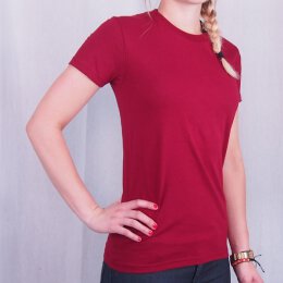 American Apparel - 2102 - Girl Shirt - cranberry XL