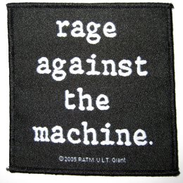 Rage Against The Machine - Schrift - Patch