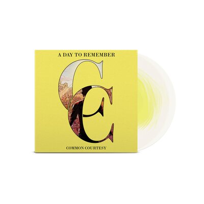 A DAY TO REMEMBER - COMMON COURTESY - REISSUE (LIMITED LEMON CLEAR COLOURED VINYL) - LP