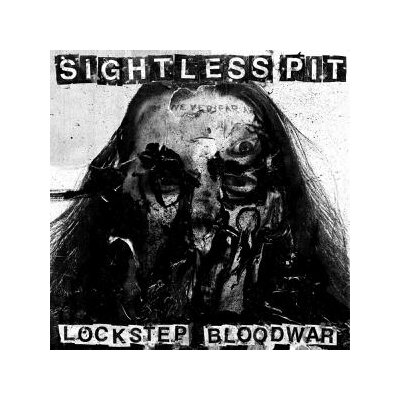 SIGHTLESS PIT - LOCKSTEP BLOODWAR - LIMITED TRANSLUCENT RED W/ BLACK SWIRLS VINYL - LPD