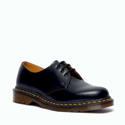Dr. Martens - 3 Loch Schuh 1461 - Black Noir Smooth