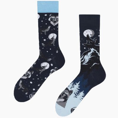 Many Mornings Socks - Winter Wolf - Socken