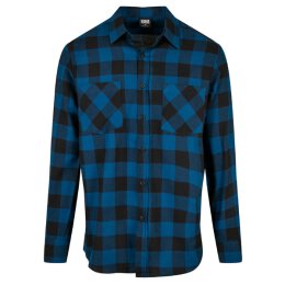 Urban Classics - TB297 Checked Shirt - blue/black XXL
