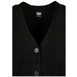 Urban Classics - TB4740 - Ladies Chunky Fluffy Knit Cardigan - black M