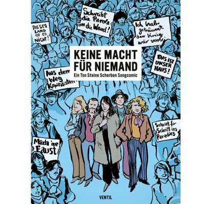  Gunther Buskies (Hg.) / Jonas Engelmann (Hg.)  - Keine Macht für Niemand - Ein Ton Steine Scherben Songcomic - Hardcover Comic Buch