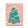 Postkarte mit Umschlag - 1973 - Happy Christmas Tree