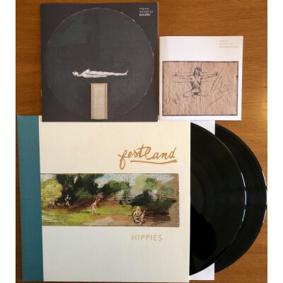 FESTLAND - HIPPIES (DOPPEL LP + 2 BOOKLETS MIT KUNSTDRUCKEN) - LP