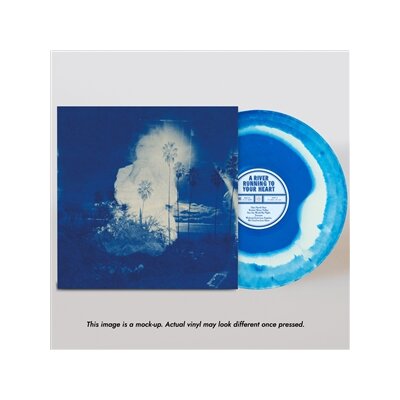 FRUIT BATS - A RIVER RUNNING TO YOUR HEART -BLUE & BONE VINYL- - LP