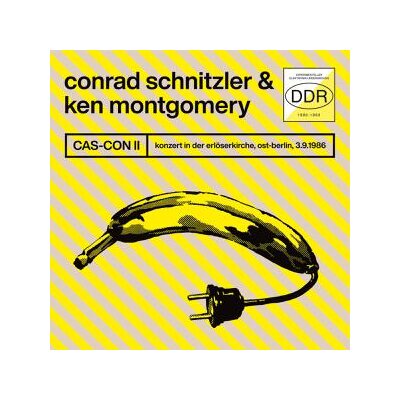 CONRAD SCHNITZLER & KEN MONTGOMERY - CAS-CON II (KONZERT IN DER ERLÖSERKIRCHE, OST-BERLIN, 3.9.1986) - LP