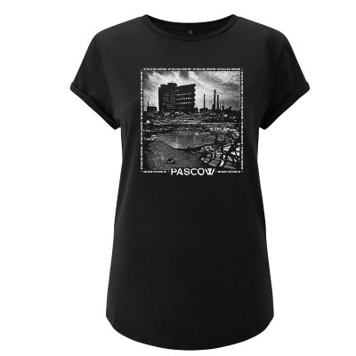 Pascow - Skills - Womens Rolled Up Sleeve Shirt - black