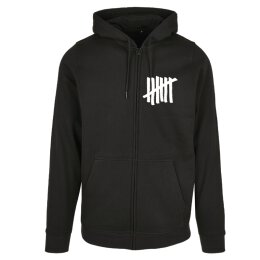 Pascow - Sieben - Kapuzenzipper - black 4XL