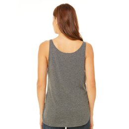 Bella + Canvas - 8802 Womens Flowy Side Slit Tank - dark heather grey XL