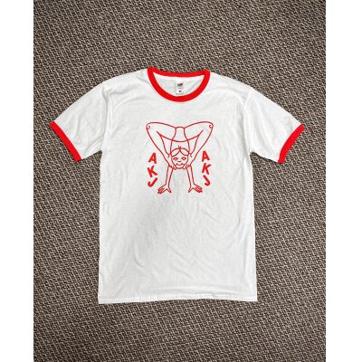 Akne Kid Joe - Yoga - Unisex Ringer Shirt - rot XL