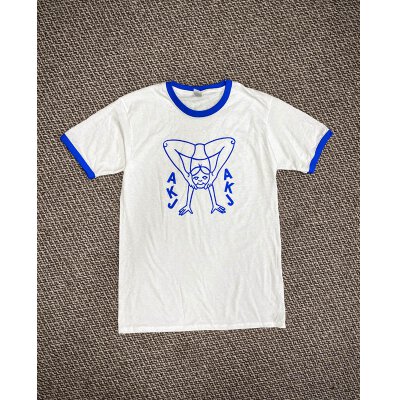 Akne Kid Joe - Yoga - Unisex Ringer Shirt - blau S