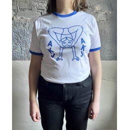Akne Kid Joe - Yoga - Unisex Ringer Shirt - blau S
