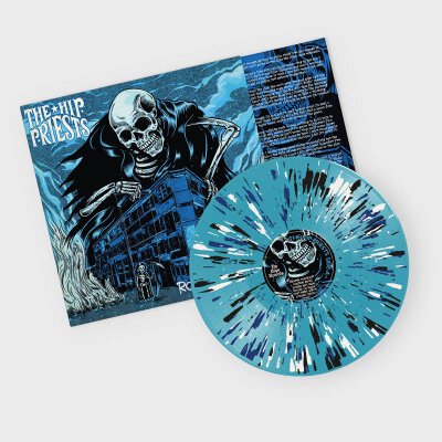 The Hip Priests - Roden House Blues - Turquoise Splatter Vinyl - LP