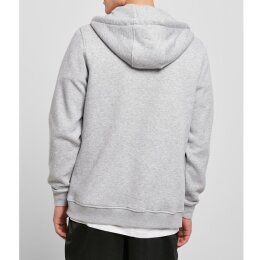 Build Your Brand - Heavy Zip Hoody (BY012) - heather grey XXL