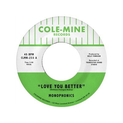 MONOPHONICS & KELLY FINNIGAN - LOVE YOU BETTER (COL VINYL) - 7"