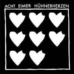 Acht Eimer Hühnerherzen - Logo (Herzen)  - Sticker