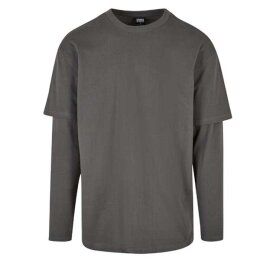 Urban Classics - TB2887 Oversized Shaped Double Layer LS...