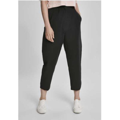 Urban Classics - TB3237 - Ladies High Waist Cropped Pants - black S