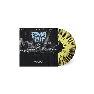 POWER TRIP - LIVE IN SEATTLE (YELLOW AND BLACK SPLATTER) - LP