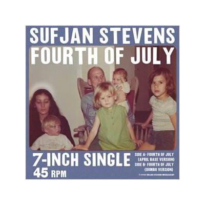 STEVENS, SUFJAN - FOURTH OF JULY (LIMITED RED VINYL) - 7"