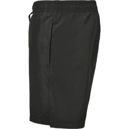 Build Your Brand - Recycled Swim Shorts (BY153) - black