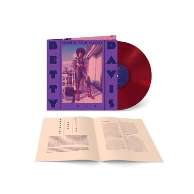 DAVIS, BETTY - CRASHIN FROM PASSION (TRANSPARENT RED VINYL) - LP
