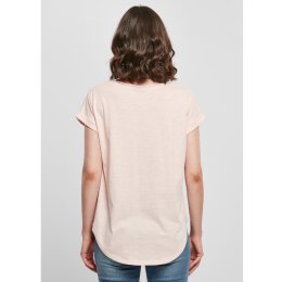 Build Your Brand - Ladies Long Slub Tee  (BY036) - pink M