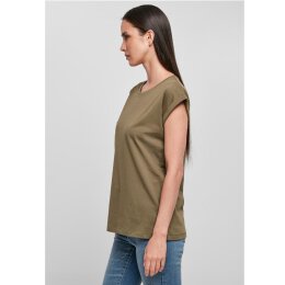 Build Your Brand - Ladies Organic Extended Shoulder Tee...