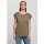 Build Your Brand - Ladies Organic Extended Shoulder Tee (BY138) - olive M