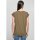 Build Your Brand - Ladies Organic Extended Shoulder Tee (BY138) - olive M
