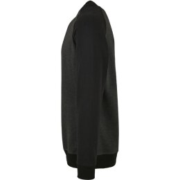 Build Your Brand - Raglan Crewneck(BY076) - charcoal/black L