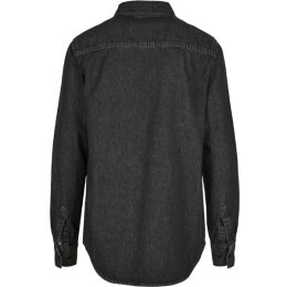 Build Your Brand - Denim Shirt (BY152) - black washed L