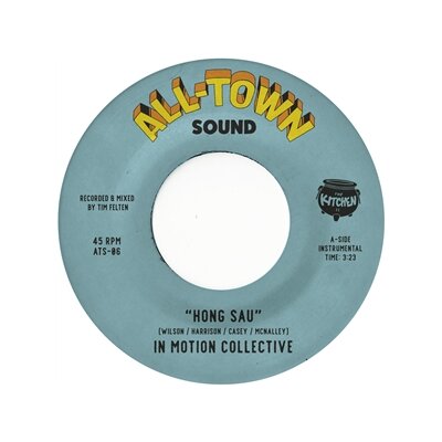 IN MOTION COLLECTIVE - HONG SAU/ ELEPHANT WALK (NATURAL W/ BLACK SWIRL VINYL) - 7"