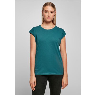 Build Your Brand - Ladies Extended Shoulder Tee (BY021) - teal