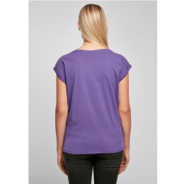 Build Your Brand - Ladies Extended Shoulder Tee (BY021) - ultraviolet M