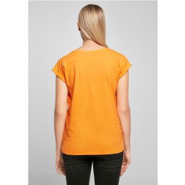 Build Your Brand - Ladies Extended Shoulder Tee (BY021) - paradise orange M