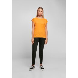 Build Your Brand - Ladies Extended Shoulder Tee (BY021) - paradise orange M