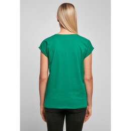 Build Your Brand - Ladies Extended Shoulder Tee (BY021) - forest green XL