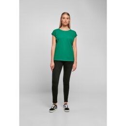 Build Your Brand - Ladies Extended Shoulder Tee (BY021) - forest green XL