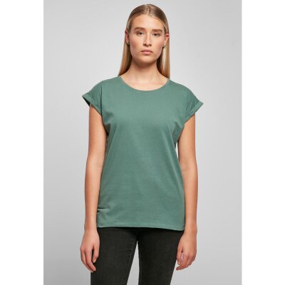 Build Your Brand - Ladies Extended Shoulder Tee (BY021) - paleleaf XS