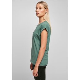 Build Your Brand - Ladies Extended Shoulder Tee (BY021) - paleleaf M