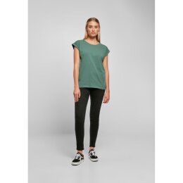 Build Your Brand - Ladies Extended Shoulder Tee (BY021) - paleleaf M