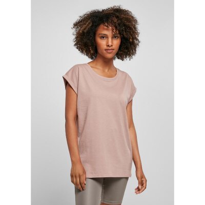 Build Your Brand - Ladies Extended Shoulder Tee (BY021) - duskrose M
